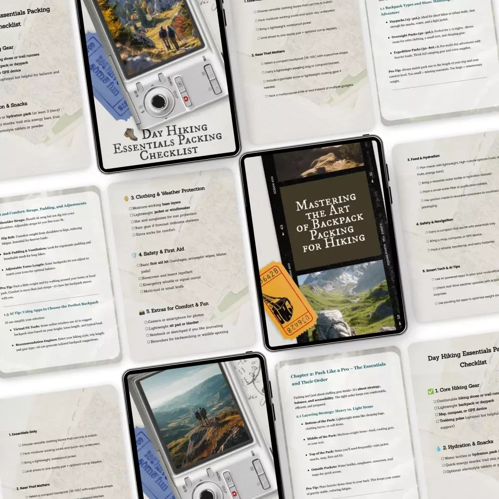 Master the Art of the Perfect Hiking Pack: How to Pack Your Backpack for Hiking Guide Bundle
