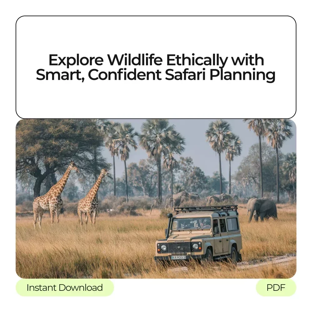 Your Toolkit to Explore the Wild with a Clear Conscience – Ethical Animal Tourism Guide