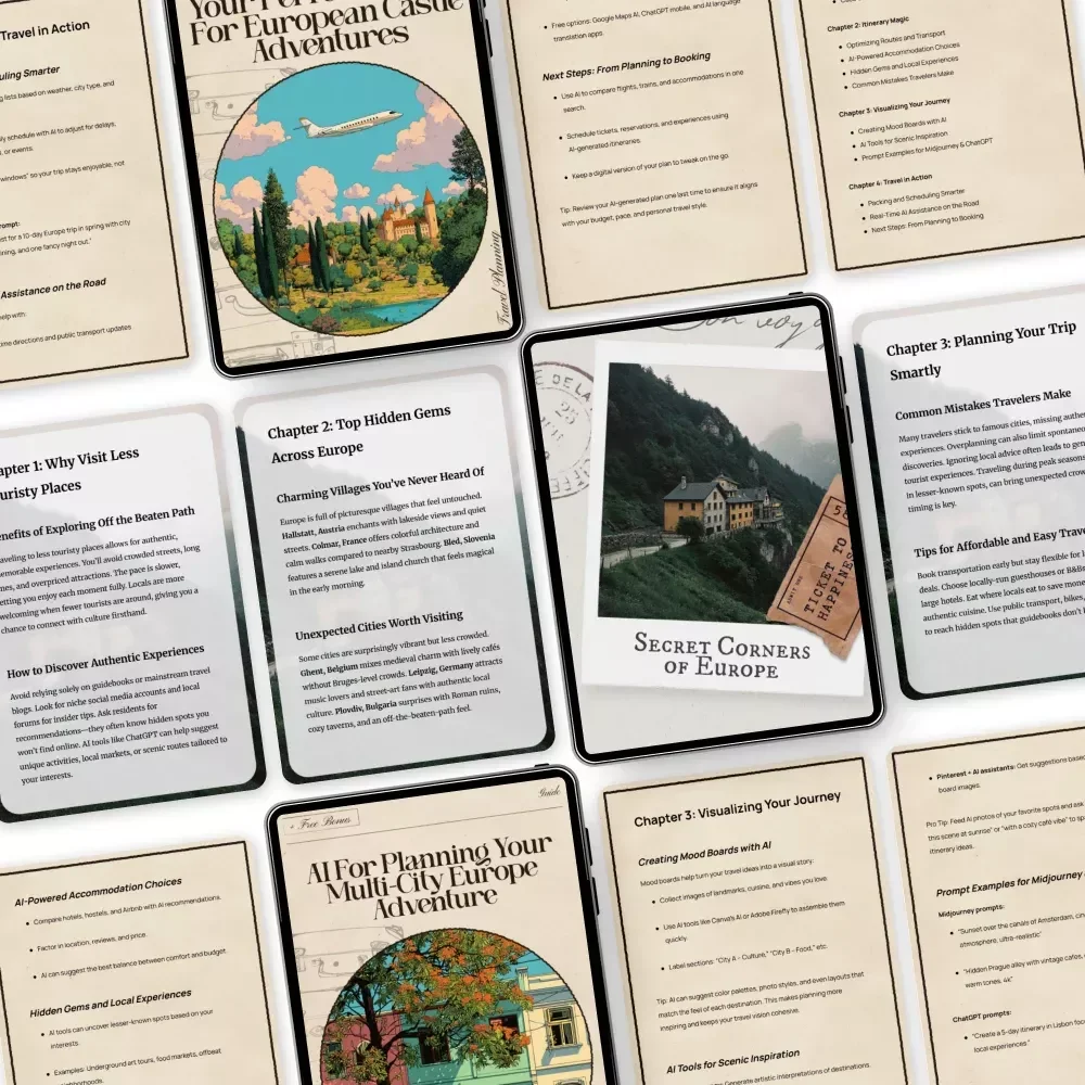 Explore Europe Like a Local | hidden gems in europe less touristy Travel Bundle