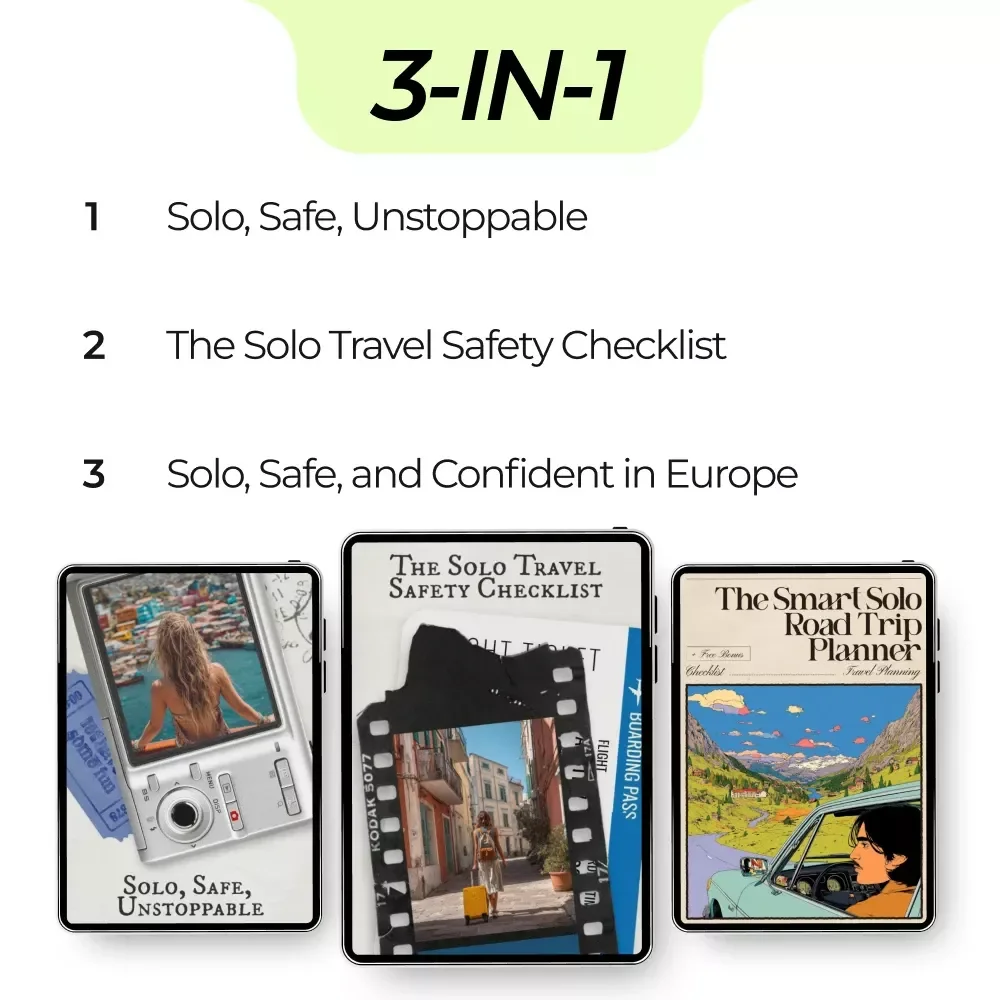 Smart Safety Bundle for Solo Adventures - 3-in-1 Digital Guide, eBook & Checklist