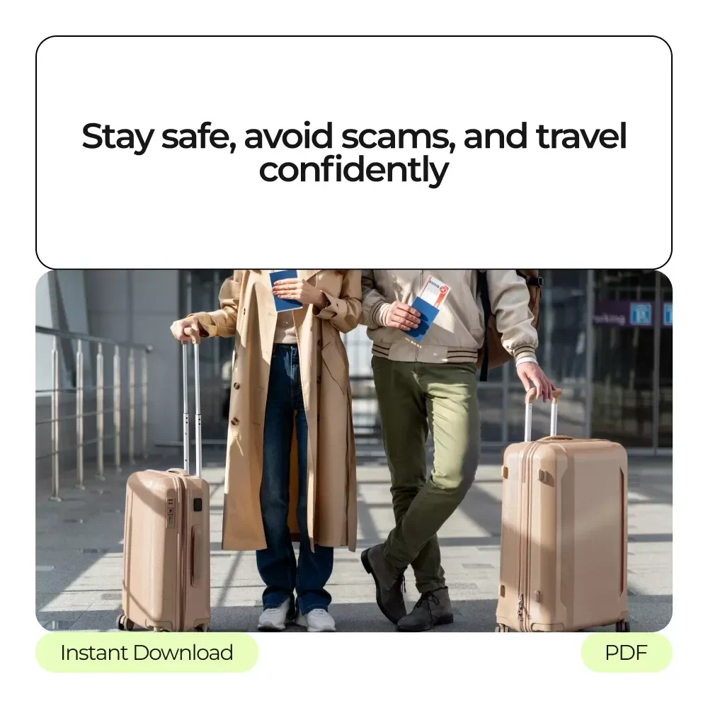The Smart Bundle to Avoid Travel Scams: 3-in-1 Digital Guide, Checklist & AI Tools
