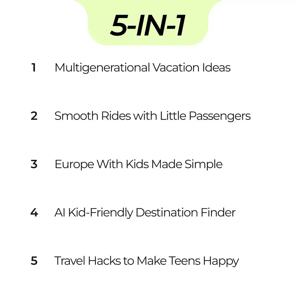 Family Trip Planning Bundle for All-Ages | Multigenerational Family Vacation Ideas
