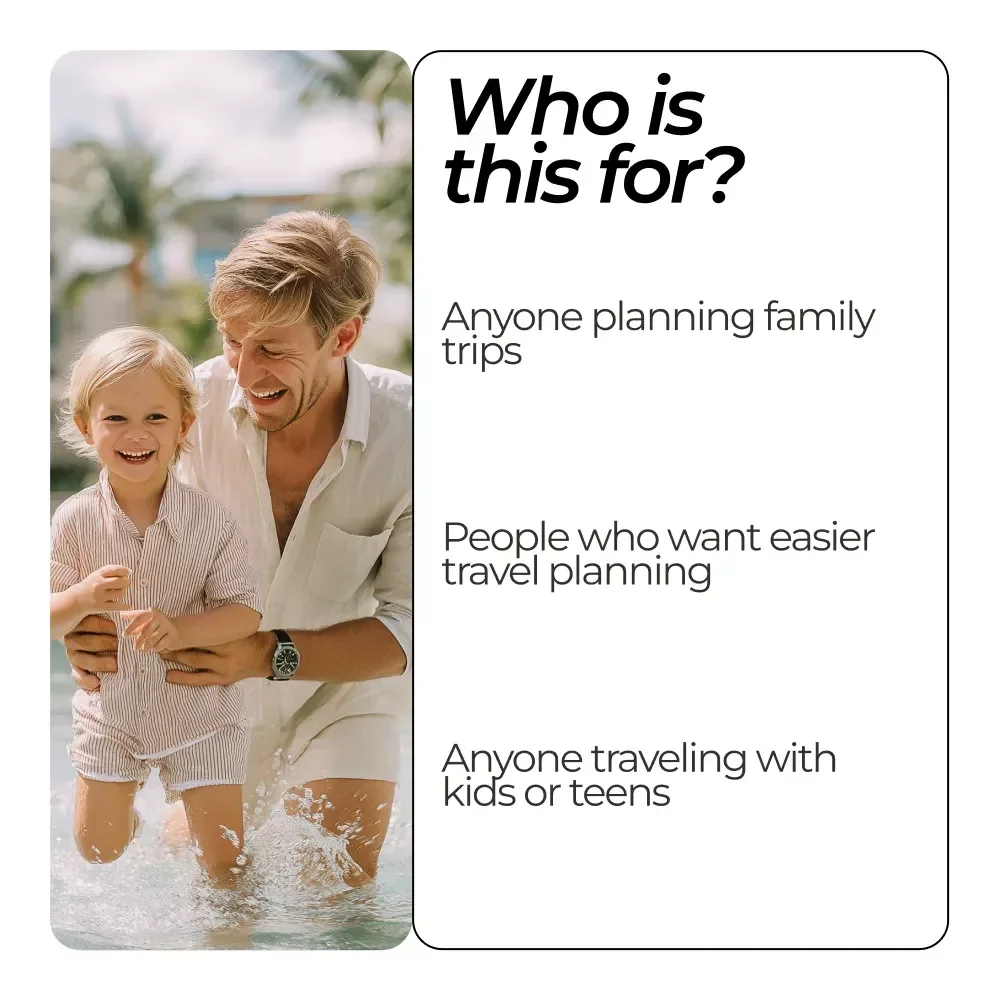Family Trip Planning Bundle for All-Ages | Multigenerational Family Vacation Ideas