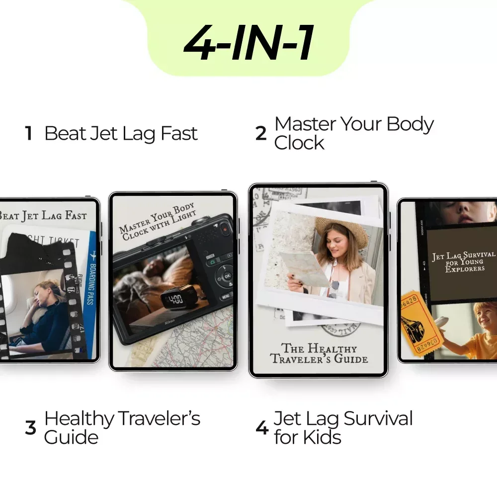 Travel Far without Losing Sleep – How to Manage Jet Lag When Traveling Bundle