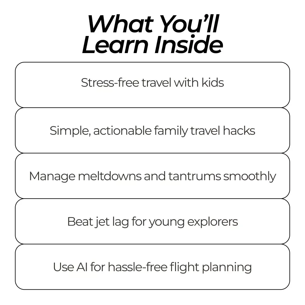 Smart Parent’s Flight Plan: 4-in-1 Family Travel Hacks for Flying with Kids