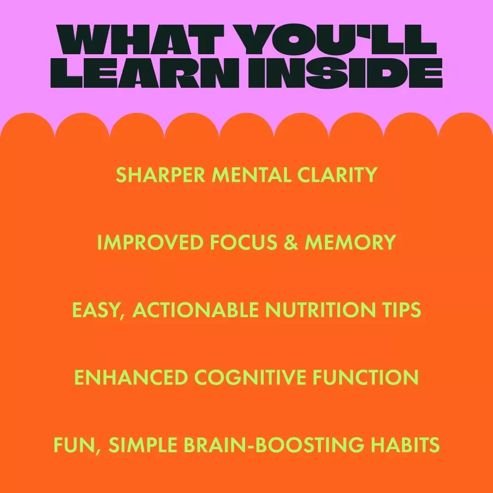Smart Eating for Brain Health Toolkit – 3-in-1 Digital Bundle for Sharp Thinking