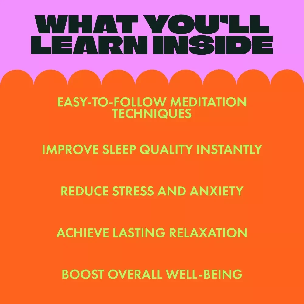 Sleep Better with Meditation Mastery Kit - 5-in-1 Bundle for Deep Restful Sleep