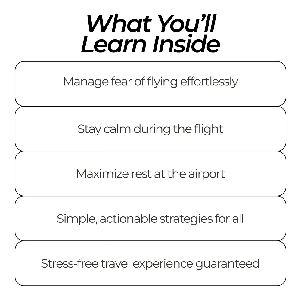 The Peaceful Way to Fly: 3-in-1 Bundle for Overcoming Fear of Flying and Relaxing at Airports