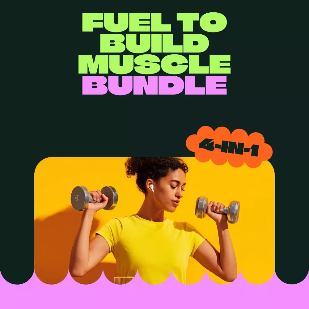Fuel to Build Muscle Nutrition Kit - 4-in-1 Bundle for Healthy Diet and Muscle Gain