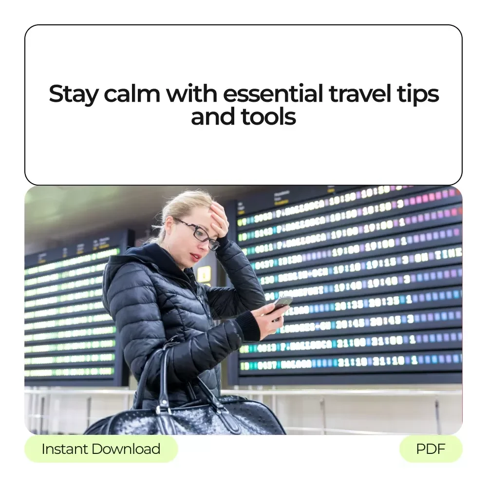 One Bundle to Stay Calm When Your Bag Is Gone - Digital Travel Survival Guides