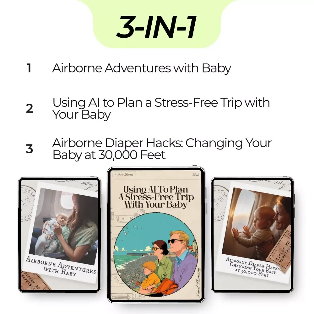 Confident Flights with Your Little One: The Ultimate 3-in-1 Guide to Flying with a Baby