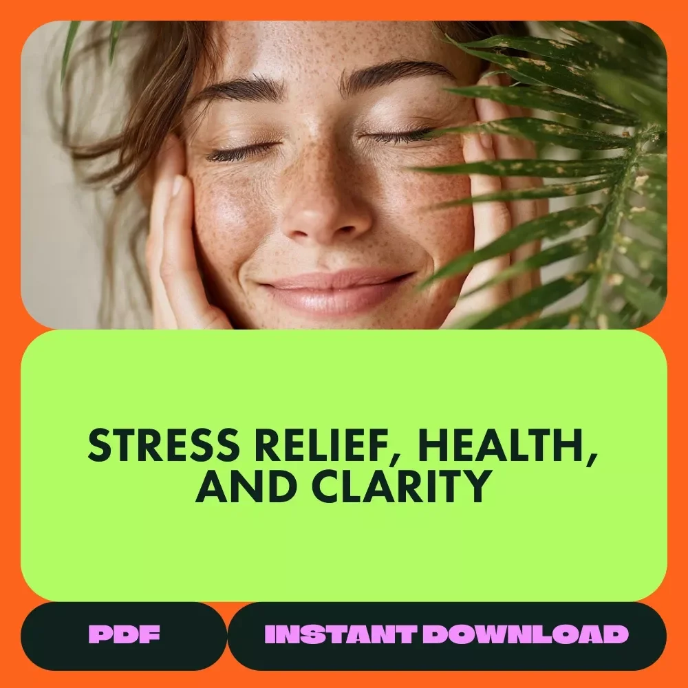 Stress Relief Kit for Healthy Living: 3-in-1 Digital Bundle for Stress Reduction