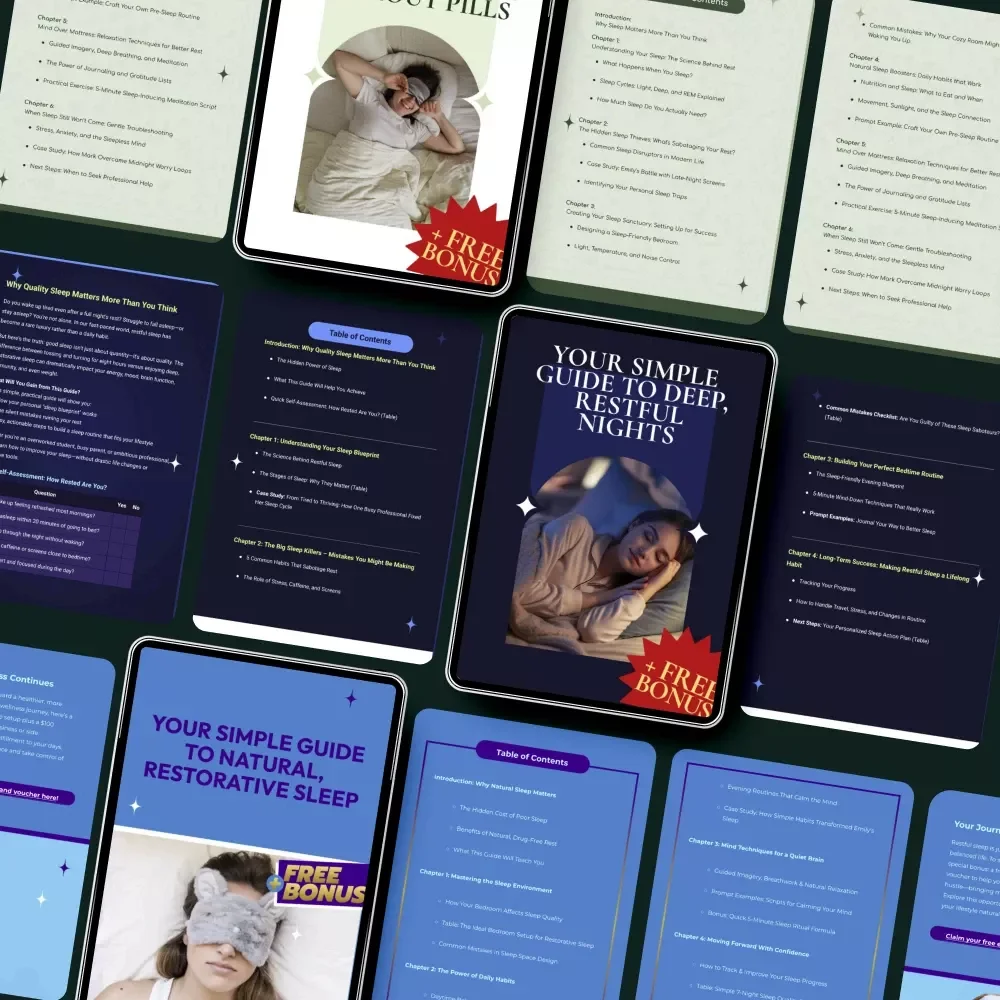Quality Sleep Essentials Pack - 4-in-1 Bundle for Better Sleep Without Pills