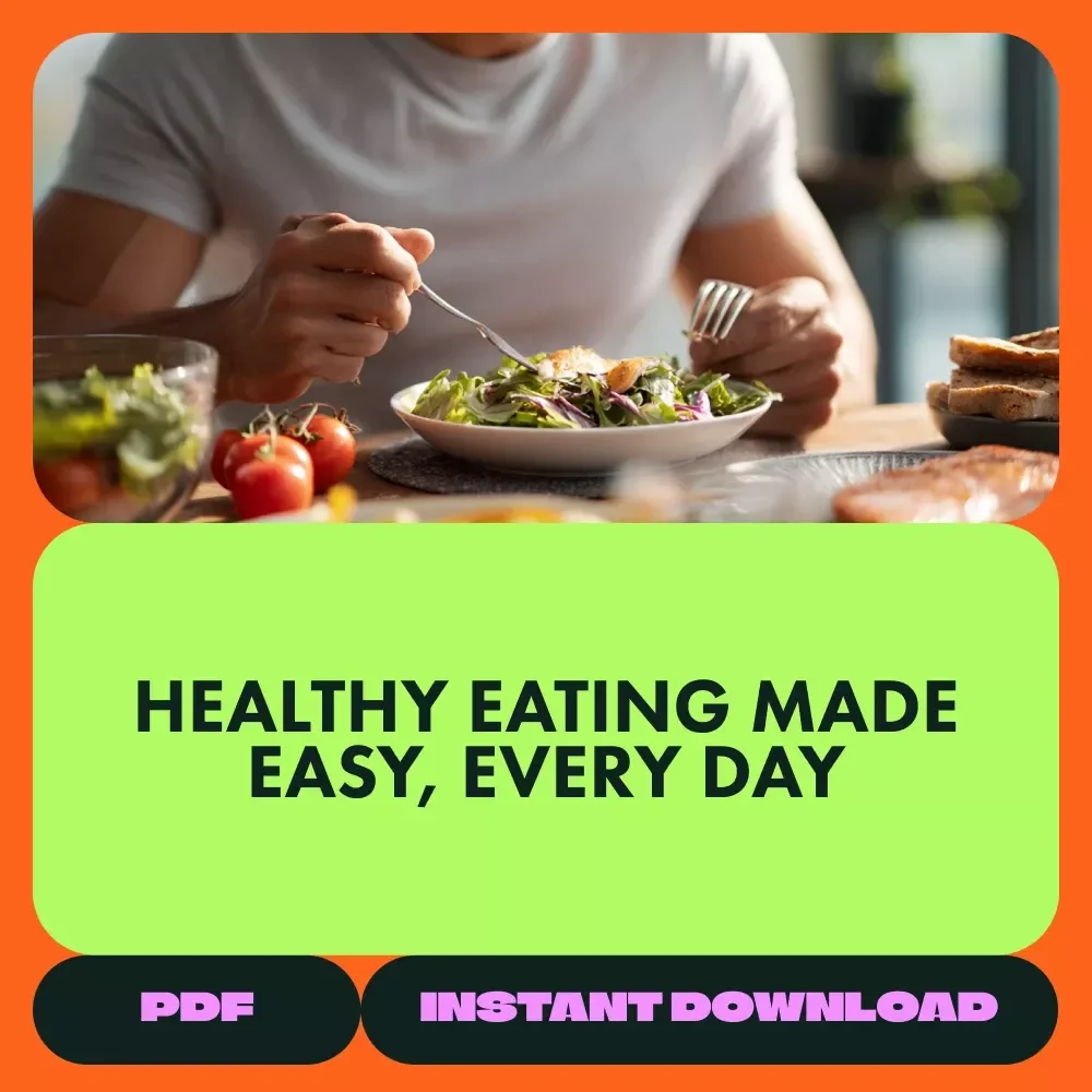 Eat Well, Live Better: Your Ultimate Diet Food Bundle – 3-in-1 Digital Download