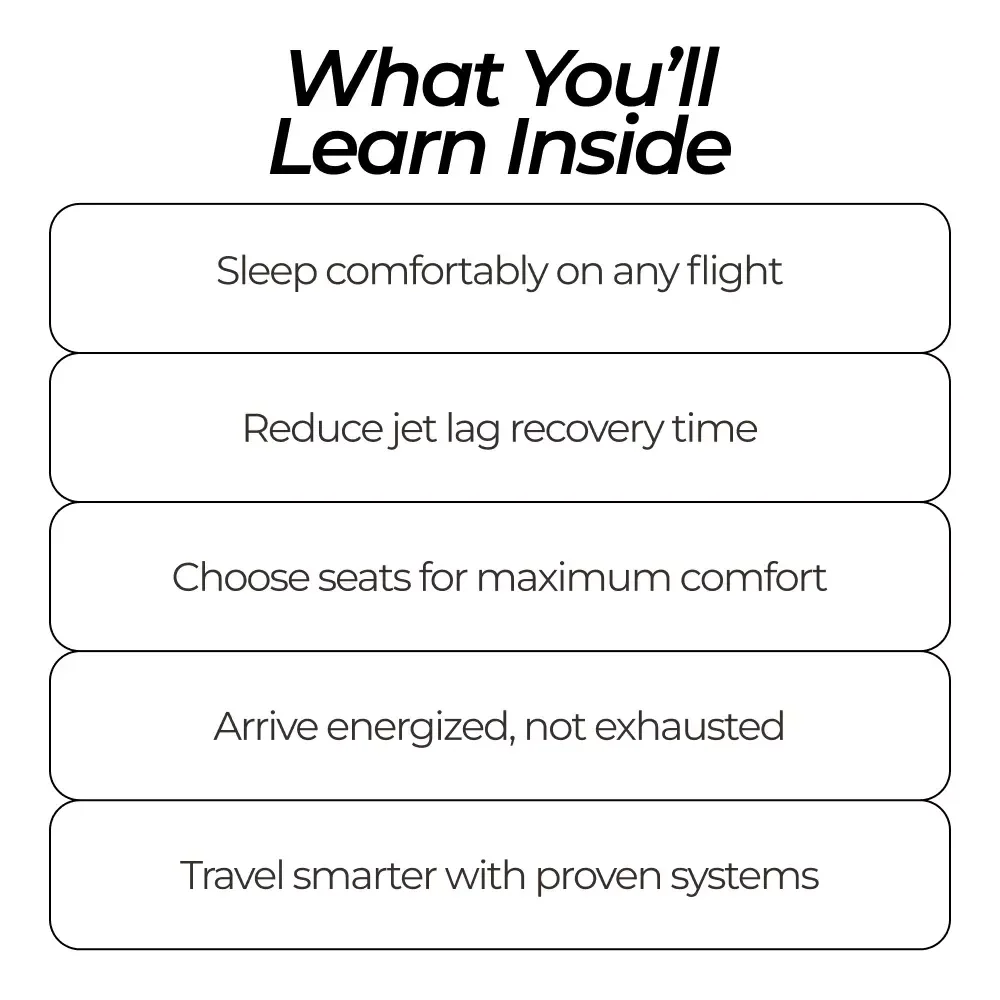 From Takeoff to Touchdown in Comfort: Flight Travel Tips for Long Haul Journeys Bundle