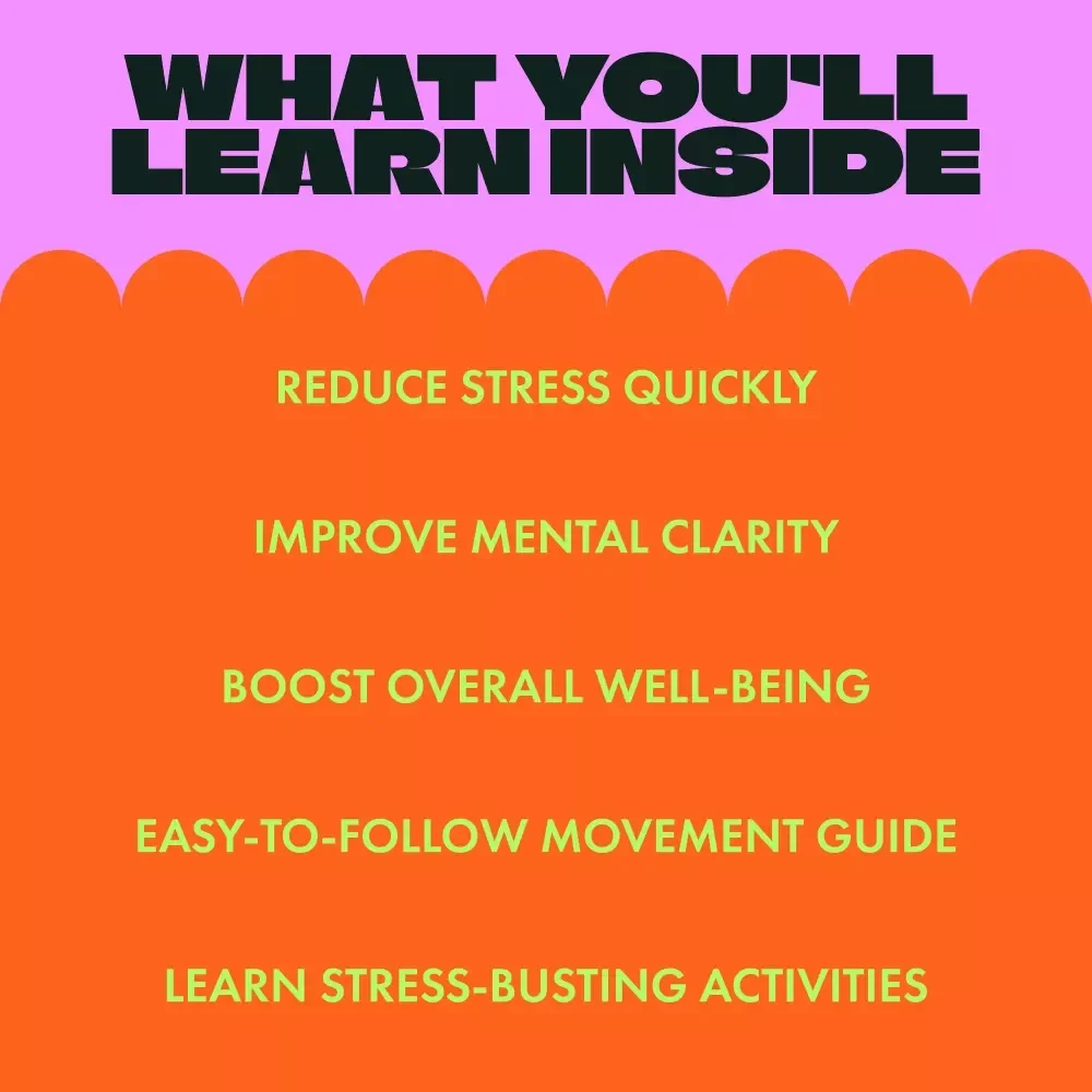 Stress-Free Workout Kit for Mind and Body - 3-in-1 Digital Download Bundle for Stress Reduction
