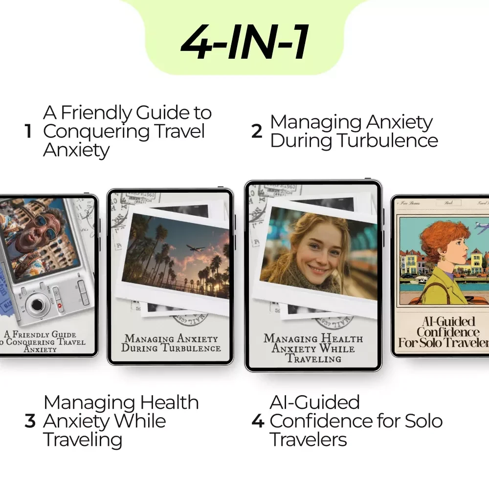 Steady Nerves System for Every Journey: 4-in-1 Travel Anxiety Coping Strategies Bundle