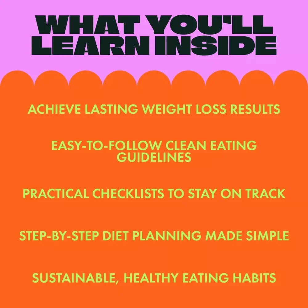 Clean Eating Weight Loss Bundle - 4-in-1 Digital Downloads for Healthy Weight Loss Diet