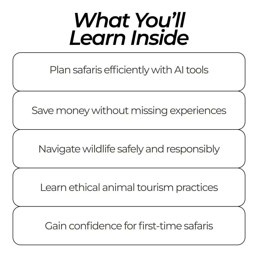 Your Toolkit to Explore the Wild with a Clear Conscience – Ethical Animal Tourism Guide