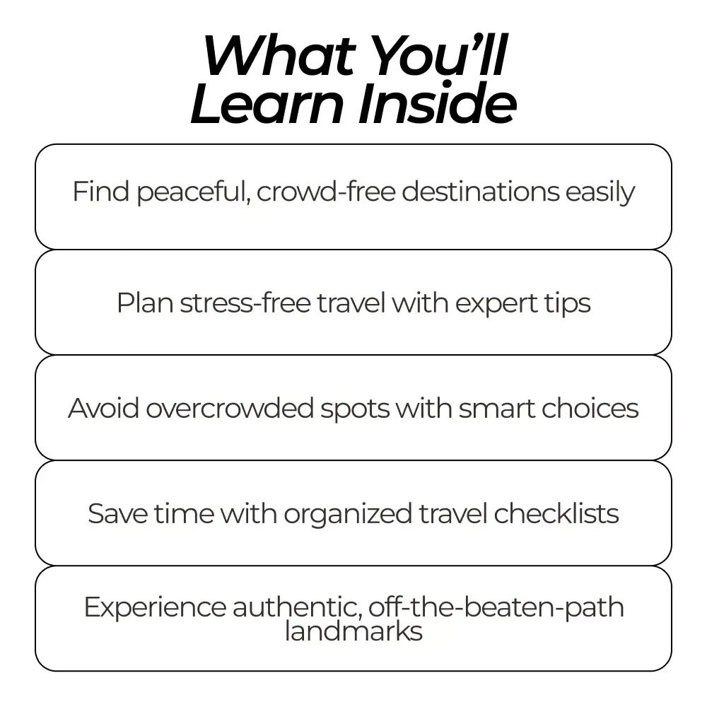 Your System of Exploring Hidden Wonders with No Chaos | 3-in-1 Digital Travel Bundle