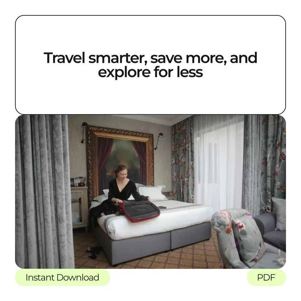 Mastering the Art of Cheaper Stays: 4-in-1 Travel Hack Bundle for Hotel Savings