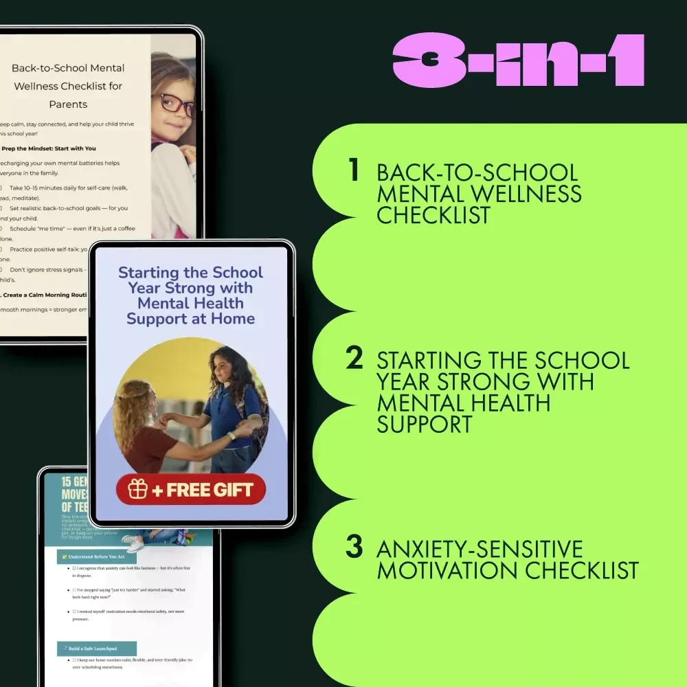 The Parents' Toolkit for Stress-Free School Transitions: 3-in-1 Digital Bundle