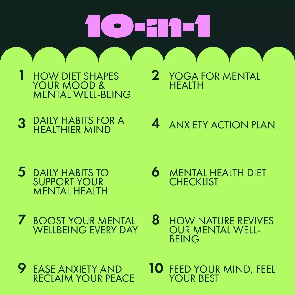 Wellness Toolkit for Better Mental Health: 10-in-1 Bundle of Guides, eBooks & Checklists