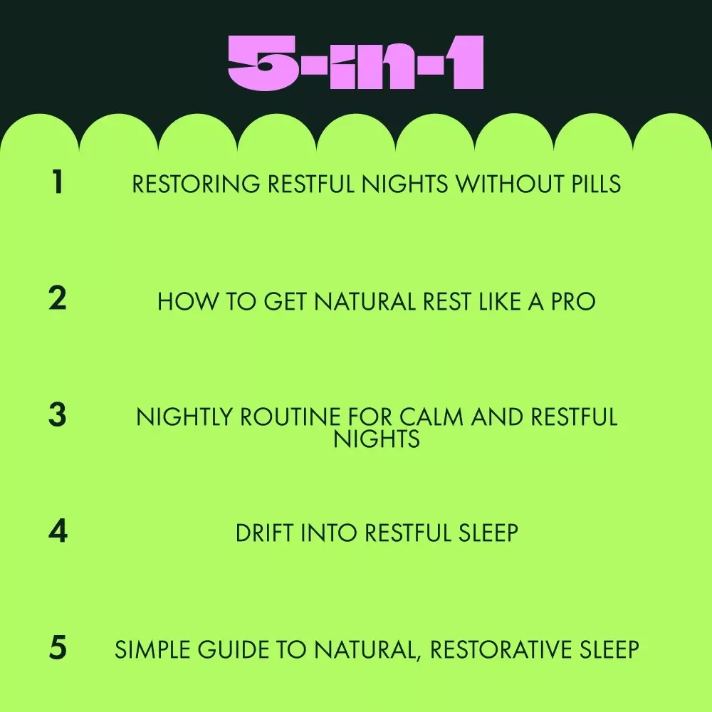 The Sleep Optimization Bundle for Better Rest – 5-in-1 Digital Downloads for Restful Sleep