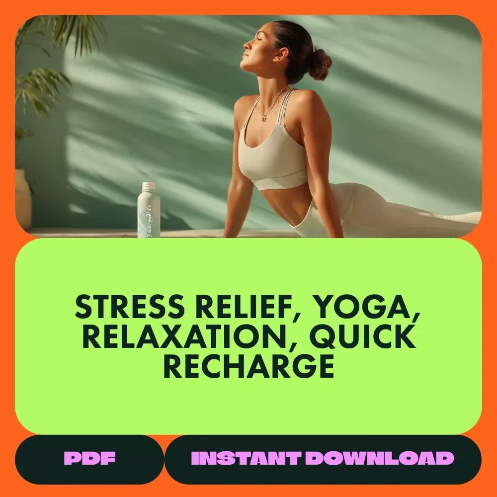 Complete Yoga Relaxation Bundle for Stress-Free Days - 5-in-1 Digital Downloads