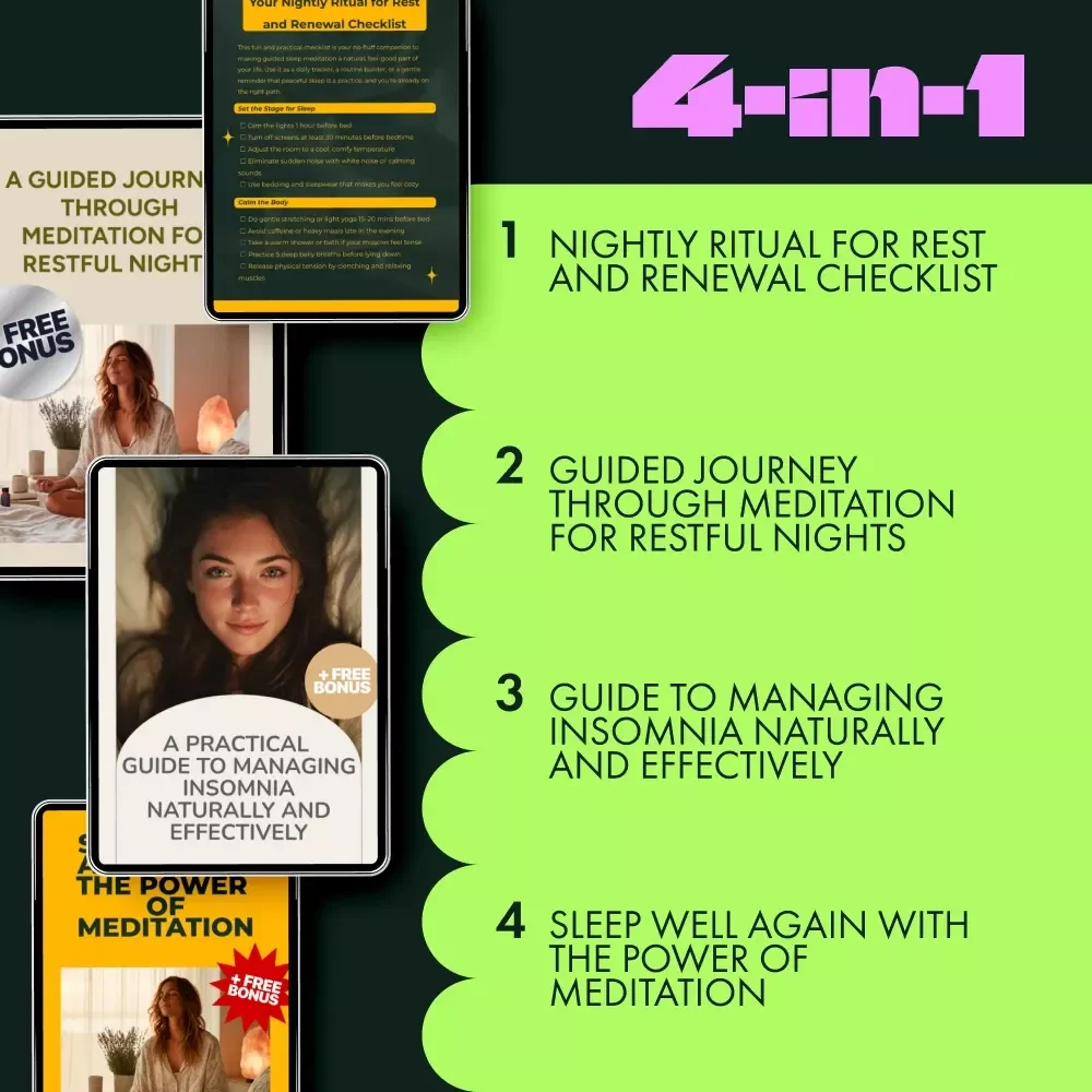 The Insomnia Recovery Toolkit for Deep Rest: 4-in-1 Bundle for Better Sleep