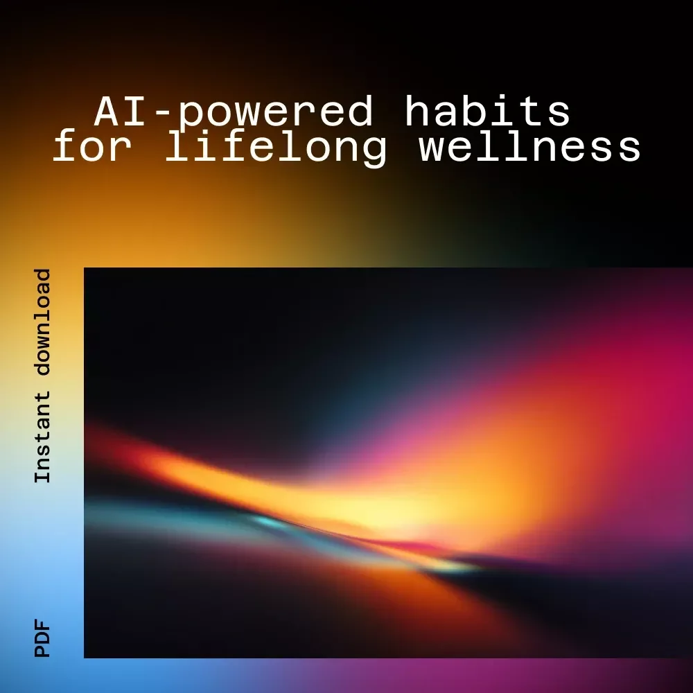 AI-Driven Lifelong Wellness Bundle | Long-Term Self-Care Planning with AI (3-in-1)