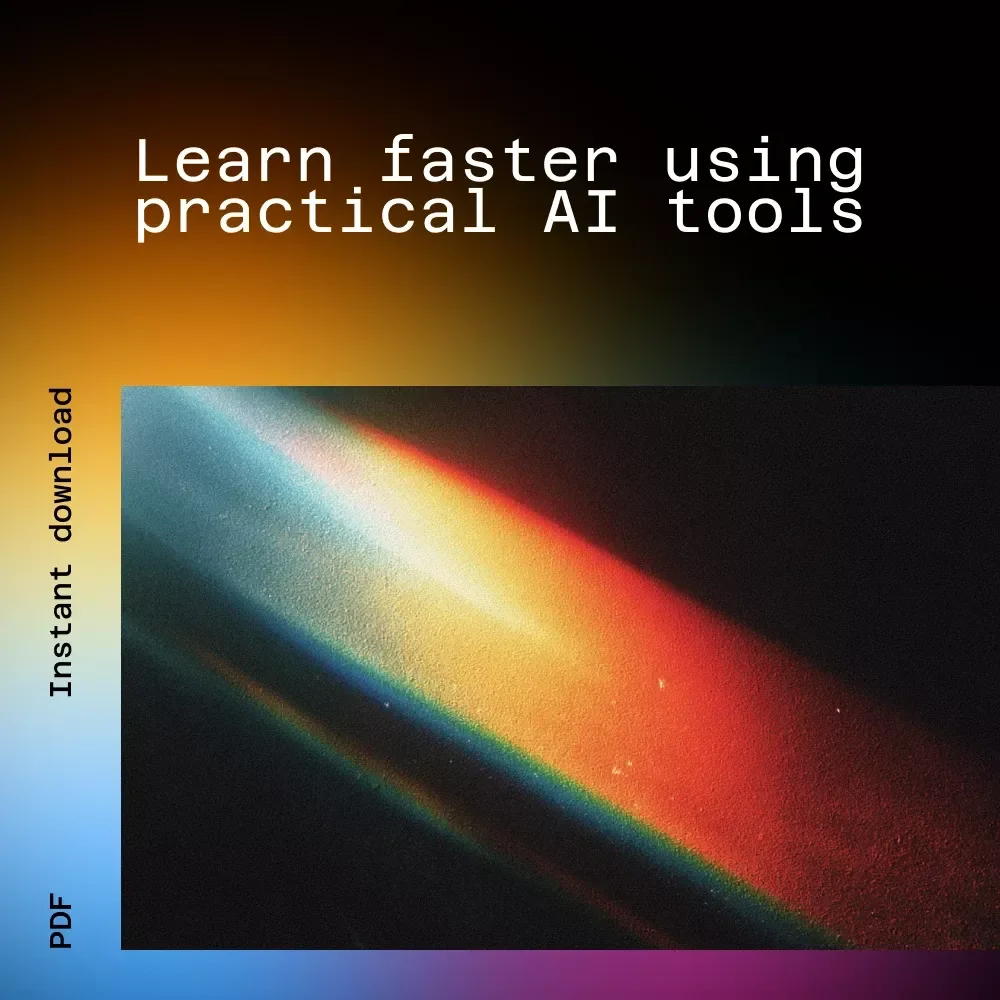 AI Learning Toolkit for Faster Understanding | 3-in-1 Digital Bundle to Learn Skills with AI