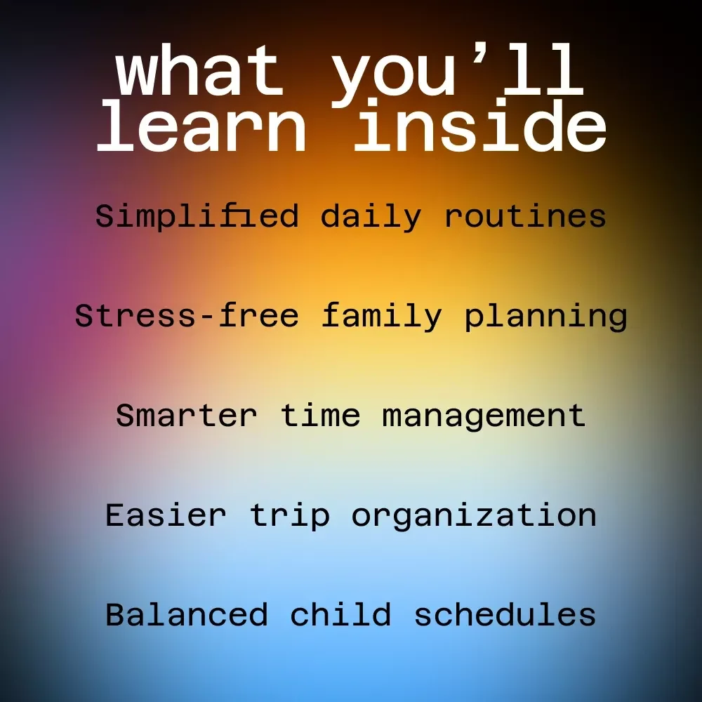 Balanced Home Toolkit with AI Scheduling Support | family planning and coordination with ai