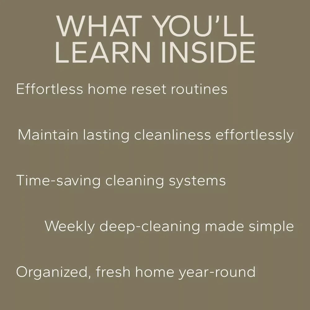 The Essential Deep-Cleaning Action Pack: How to Do a Whole House Reset