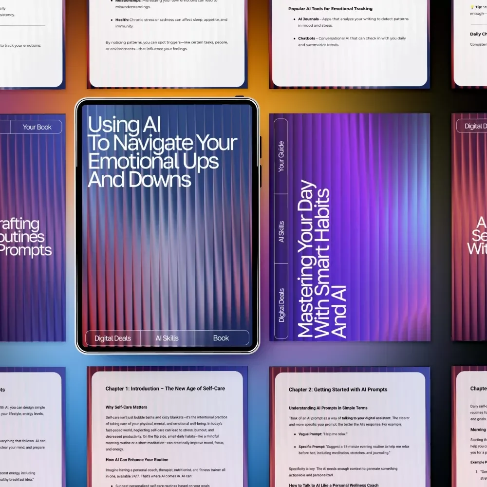 AI-Driven Lifelong Wellness Bundle | Long-Term Self-Care Planning with AI (3-in-1)