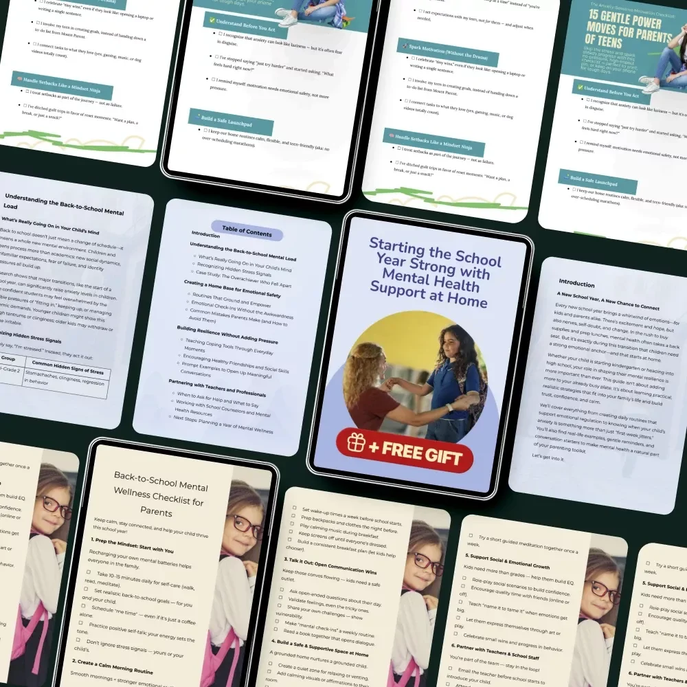 The Parents' Toolkit for Stress-Free School Transitions: 3-in-1 Digital Bundle