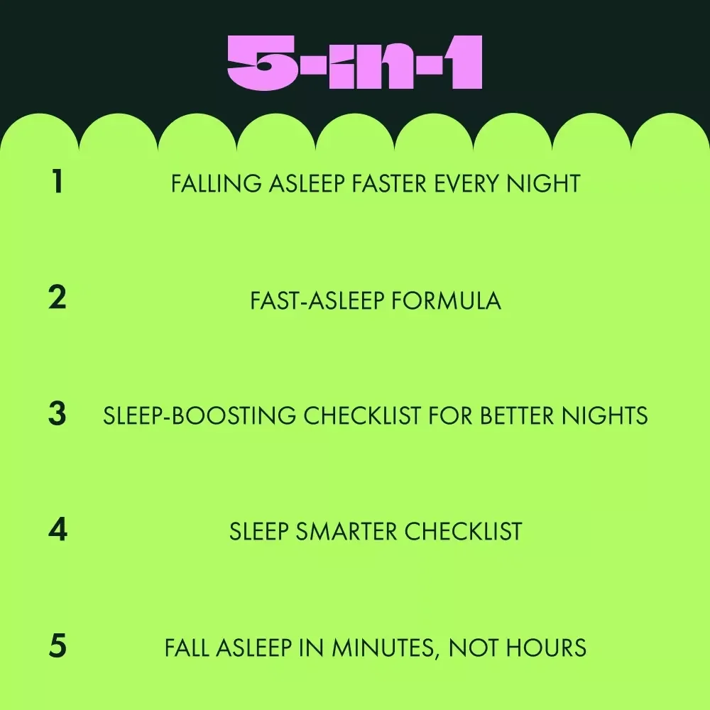 Bedtime Made Easy With Bundle for Faster Sleep - 5-in-1 Digital Download