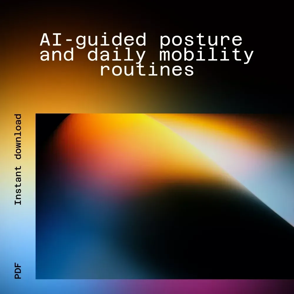 Your Everyday Posture & Mobility AI Toolkit | 3-in-1 ai support for mobility and posture routines