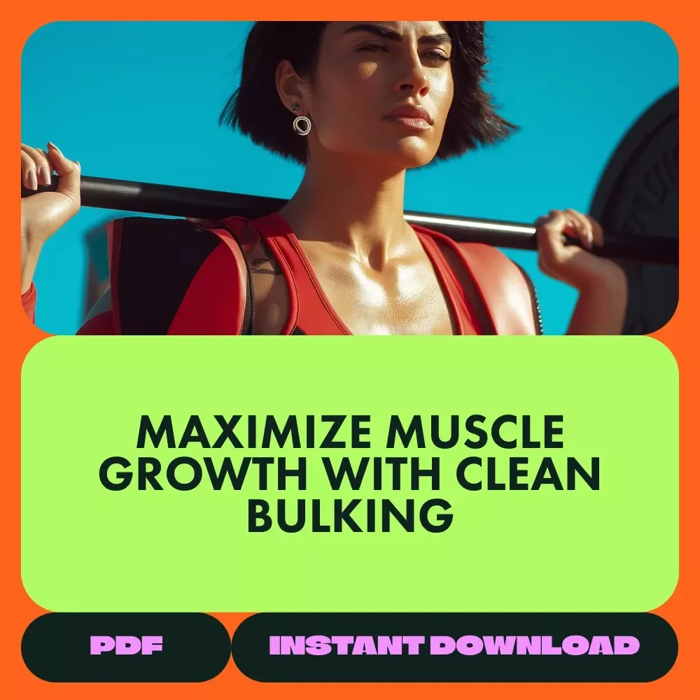 Clean Bulk Nutrition Toolkit - 4-in-1 Bulking Plan Bundle for Lean Muscle Growth