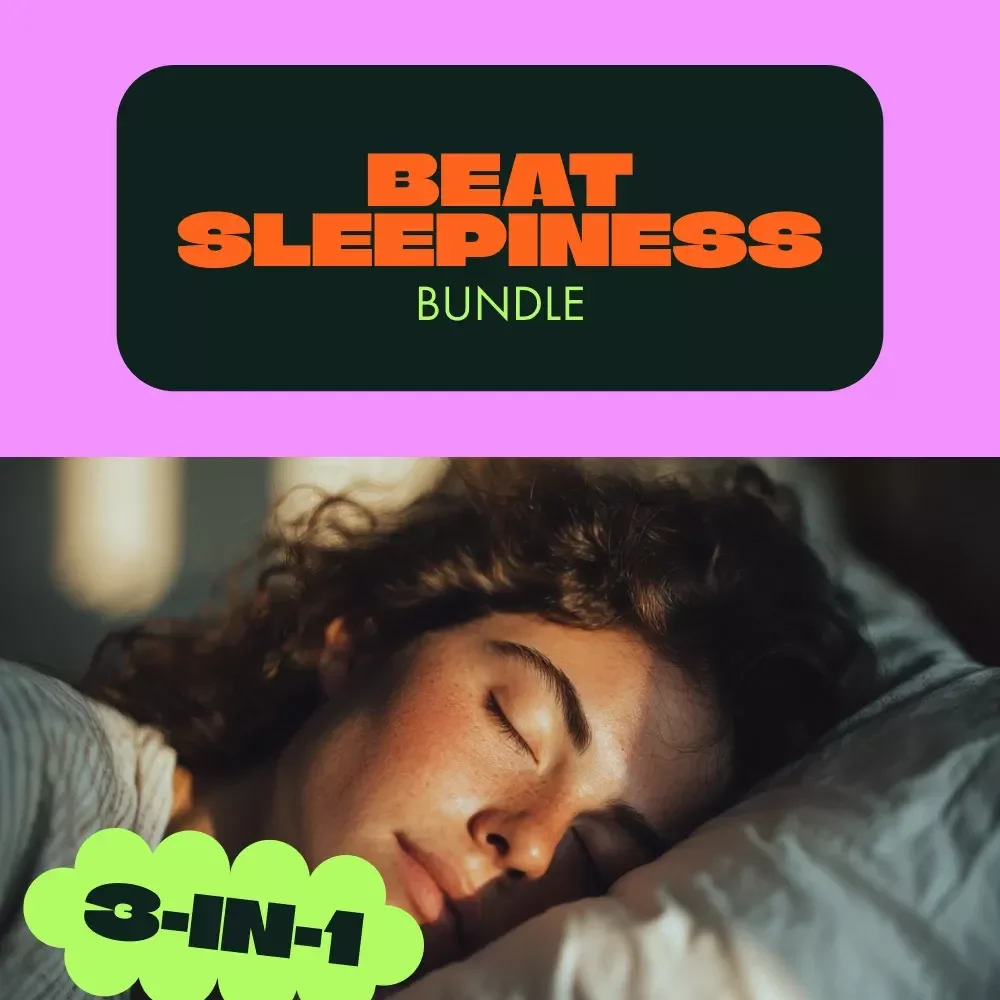 The Wakeful Energy Kit to Beat Sleepiness: 3-in-1 Bundle for Energized Days