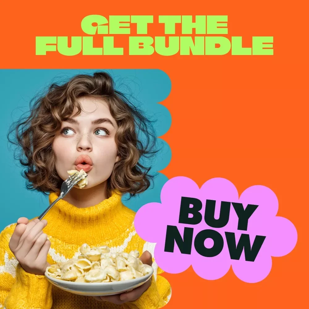 Mindful Eating Toolkit for Better Health | 3-in-1 Bundle of Guides, eBooks & Checklists