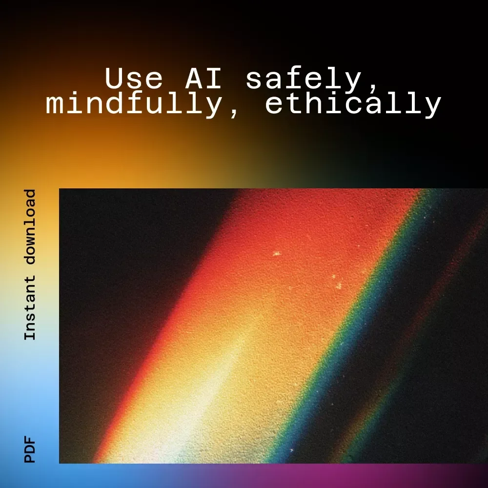 Ethical Tech Toolkit for Using AI Wisely | 3-in-1 Guides on How to Use AI Responsibly and Ethically