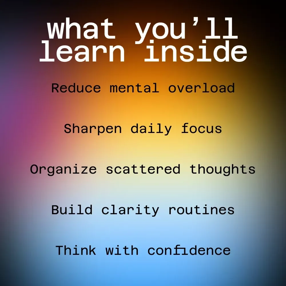 Mental Reset Kit Powered by AI | 3-in-1 Bundle | ai systems to reduce mental clutter