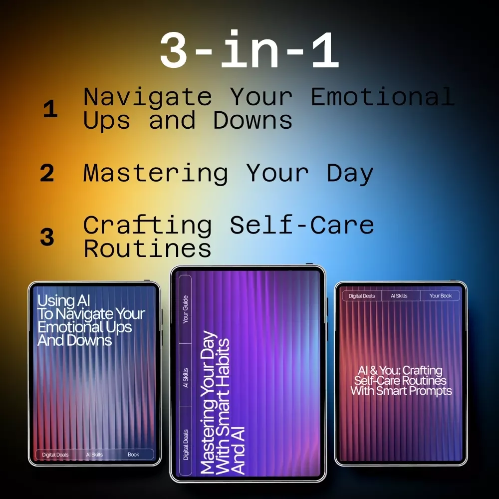 AI-Driven Lifelong Wellness Bundle | Long-Term Self-Care Planning with AI (3-in-1)