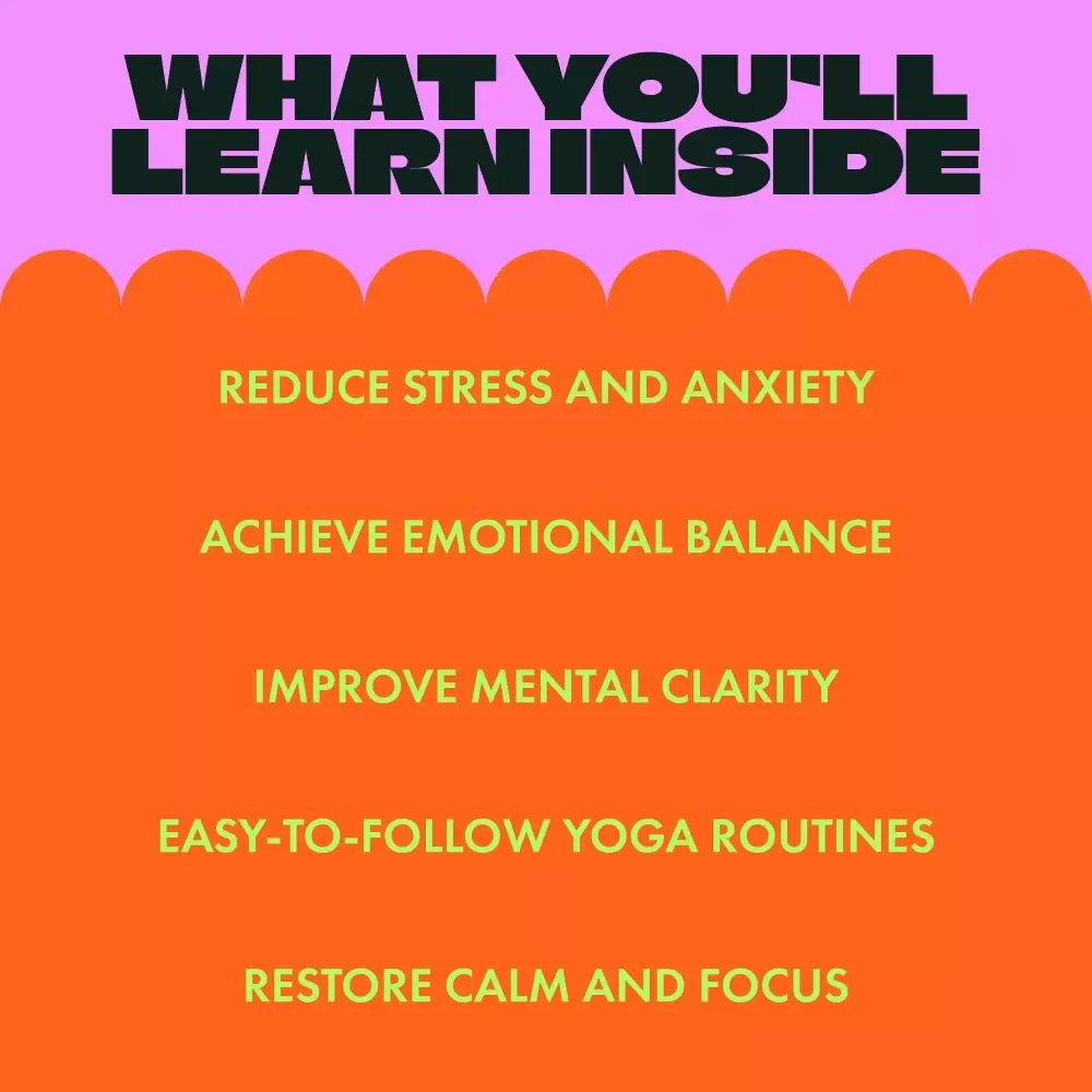 Yoga Practice Pack to Improve Mental Health - 5-in-1 Digital Bundle