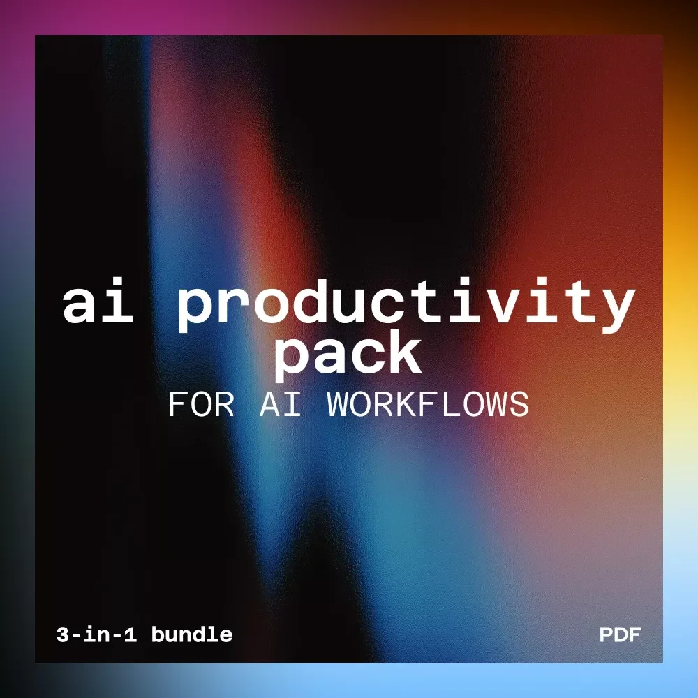 AI Productivity Pack for AI Workflows | 3-in-1 Support Skills & Routine Tasks