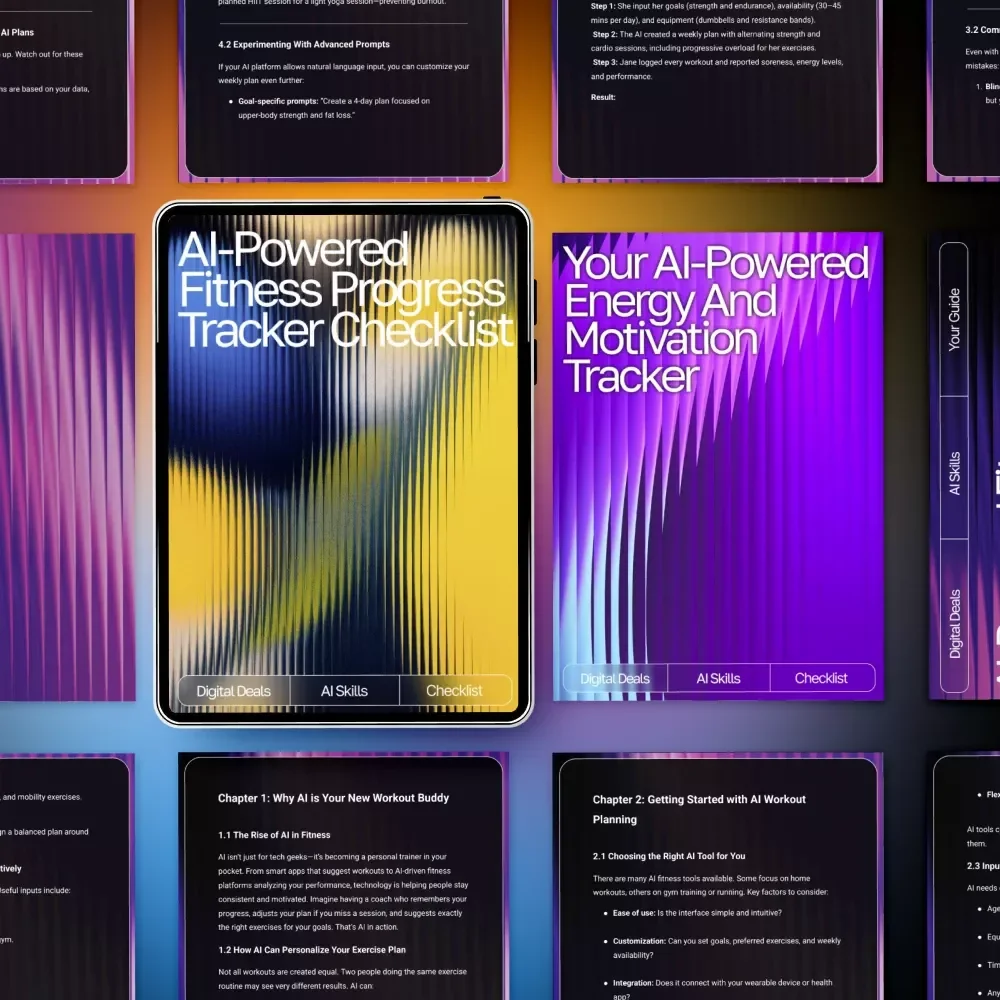AI Bundle for Monitoring Gains, Recovery & More | AI Tools for Tracking Physical Health Progress