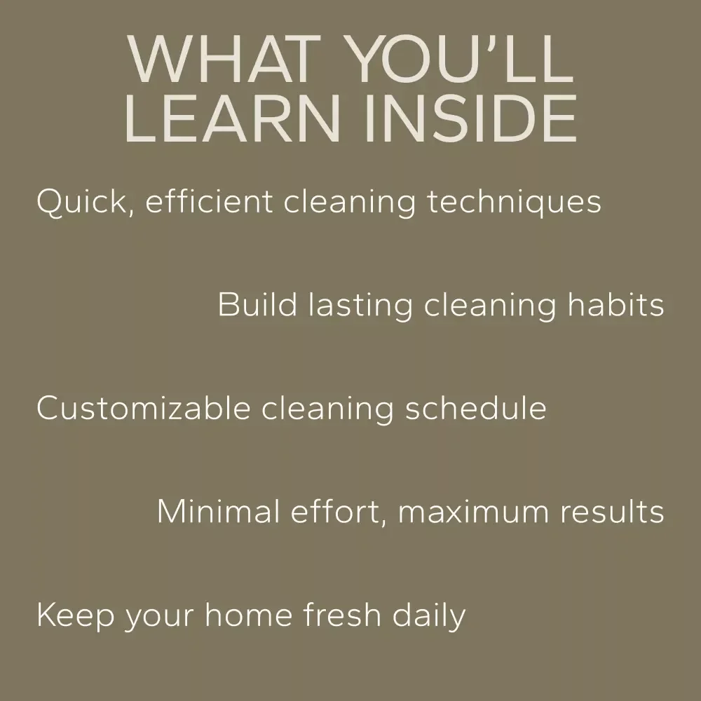 Smart Home Cleaning System for Every Day: 4-in-1 Bundle to Build Your Daily Cleaning Routine