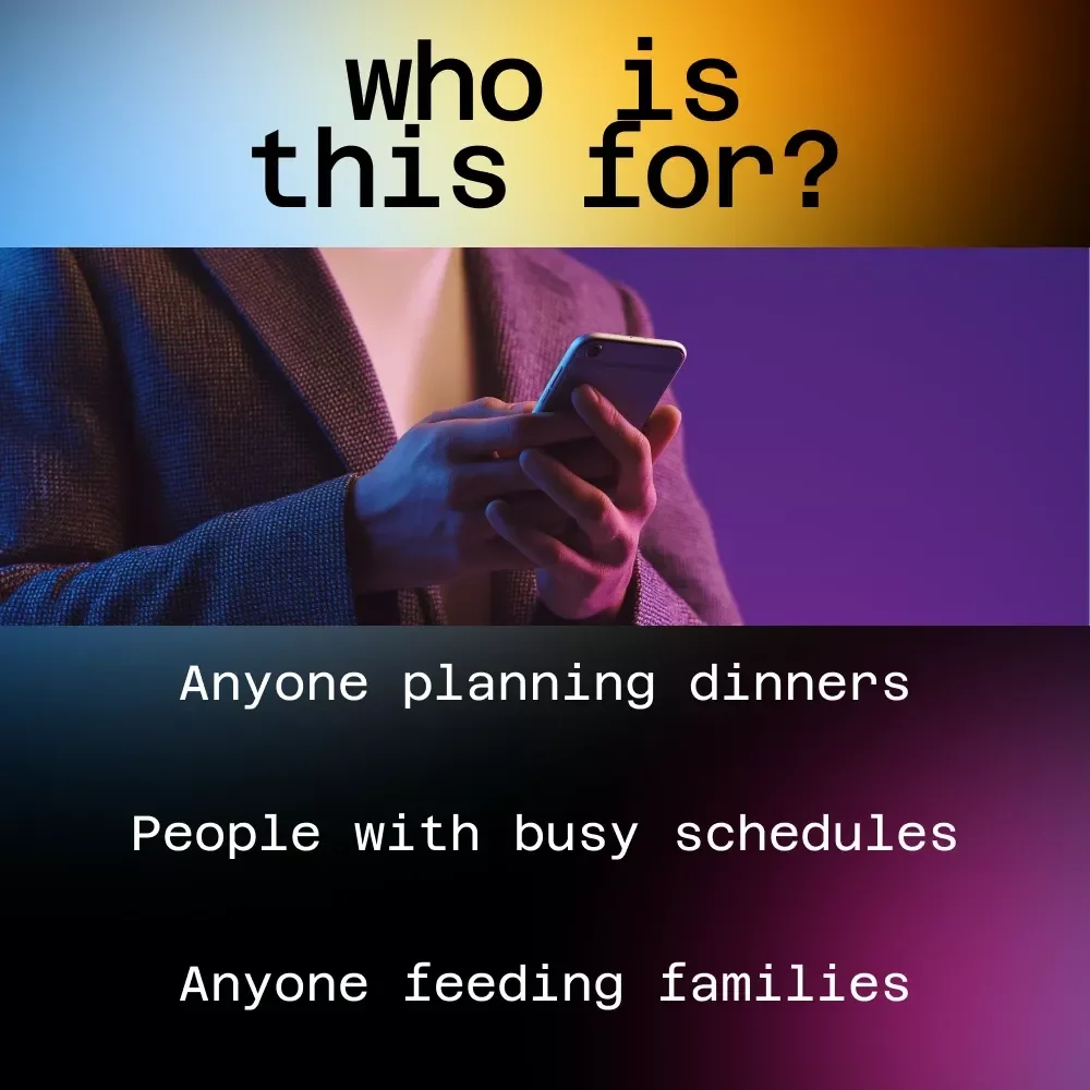 Fast and Simple Meals Pack with AI Planning | Family-Friendly & Time-Saving Meal Systems with AI