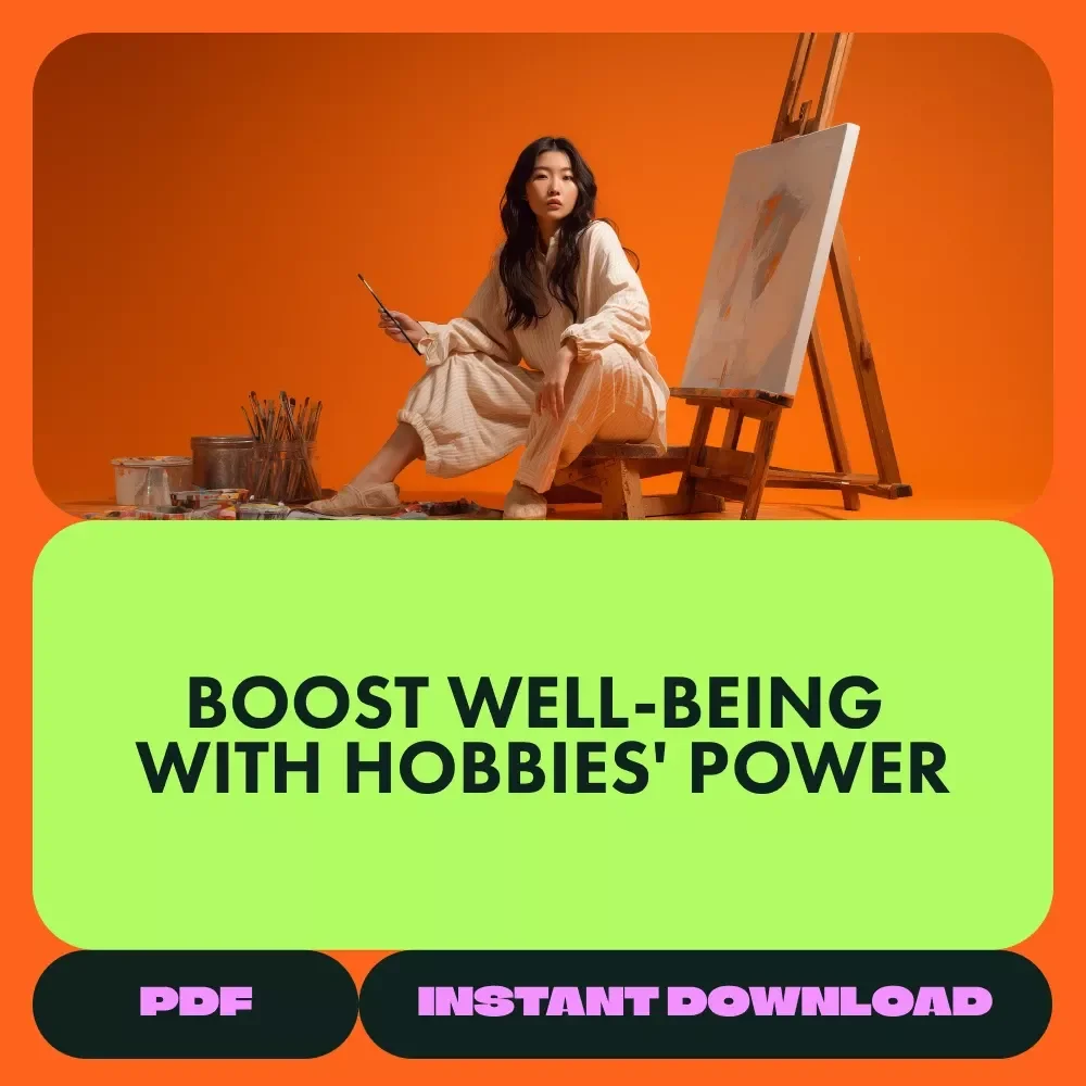Hobbies for Mental Health to Boost Your Well-Being - 3-in-1 Bundle for Personal Growth